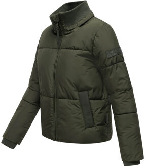 dames gewatteerde jas Traumelfe 14 – tijdloos, sportief & warm - maat XL Groen