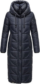 dames gewatteerde jas Waffelchen – Elegant & Warm - maat M Blauw