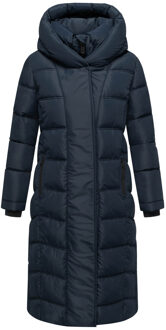 dames gewatteerde mantel Engelsfeder XIV – warm, stijlvol & praktisch Blauw