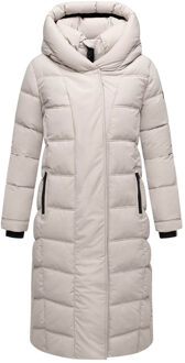 dames gewatteerde mantel Engelsfeder XIV – warm, stijlvol & praktisch Grijs - 2XL