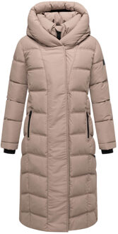 dames gewatteerde mantel Engelsfeder XIV – warm, stijlvol & praktisch Grijs - 3XL