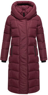 dames gewatteerde mantel Engelsfeder XIV – warm, stijlvol & praktisch Rood - L