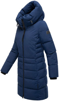 dames gewatteerde mantel Mondnebel XIV – warm, stijlvol & functioneel Blauw