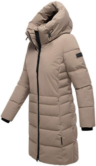 dames gewatteerde mantel Mondnebel XIV – warm, stijlvol & functioneel Grijs - XL