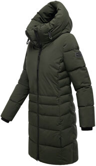 dames gewatteerde mantel Mondnebel XIV – warm, stijlvol & functioneel Groen - 3XL