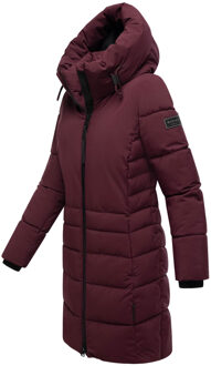 dames gewatteerde mantel Mondnebel XIV – warm, stijlvol & functioneel Rood - XS