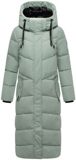 dames gewatteerde winterjas Hingucker – Extra Lang & Warm Groen