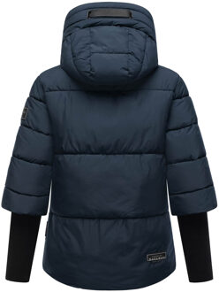 dames gewatteerde winterjas Lotusherz XIV – warm, functioneel & urban Blauw