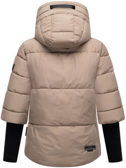 dames gewatteerde winterjas Lotusherz XIV – warm, functioneel & urban Grijs