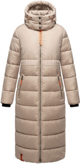 dames gewatteerde wintermantel Kristallblume – Warm & Trendy Beige - XL