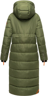 dames gewatteerde wintermantel Kristallblume – Warm & Trendy Groen