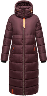 dames gewatteerde wintermantel Kristallblume – Warm & Trendy Rood