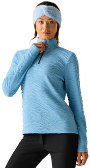 Dames glamourize iii quilted quarter zip midlayer Blauw - 46