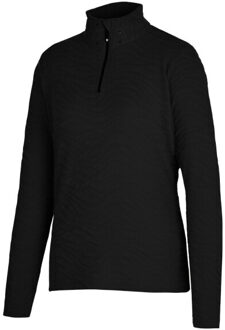 Dames glamourize iii quilted quarter zip midlayer Zwart - 46