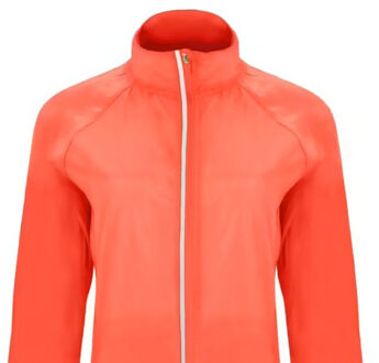 Dames glasgow packaway slim windjack - maat M Oranje