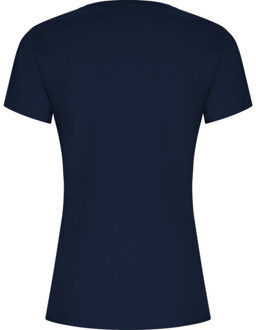 Dames gouden t-shirt Blauw - S