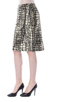 Dames Gouden Viscose Rok - EU 38 / UK 10