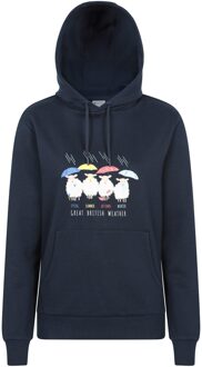 Dames Great British Weather Regular Hoodie (Marineblauw) - maat EU 44 / UK 16 Navy