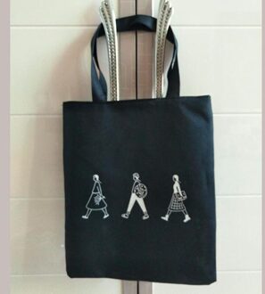 Dames Handtassen Canvas Draagtas Katoenen Doek Schouder Shopper Tassen Voor Vrouwen Eco Opvouwbare Herbruikbare Boodschappentassen Kruidenier 2