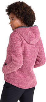 Dames Hayfield Melange Faux Fur Gevoerde Fleece Top (Roze)