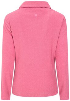 Dames Hebridean Cowl Neck Fleece Top (Donkerroze) - EU 34 / UK 6