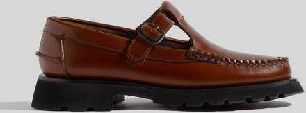 Dames Hereu Alber Sport Loafers Leren Flats in Bruin - EU 40.5 / UK 7