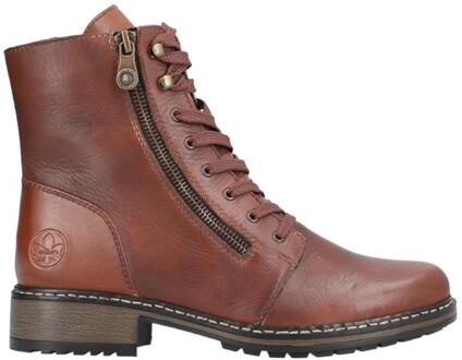 Dames Herfst Veterboot Rieker , Brown , Dames - 37 Eu,41 Eu,40 Eu,38 Eu,39 EU