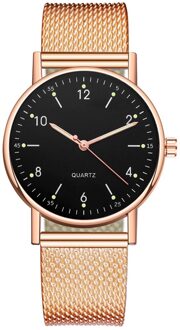 Dames High-End Quartz Horloge Roestvrij Staal Lichtgevende Wijzerplaat Leisure Horloge Vrouwen Mode Leisure Ronde Horloge Pagani B