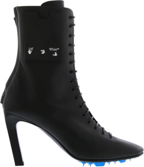 Dames high heel ankle boots Zwart - 37