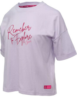 Dames hillevi t-shirt - maat M Paars