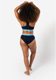 Dames hipster navy 2-pack - maat L Blauw