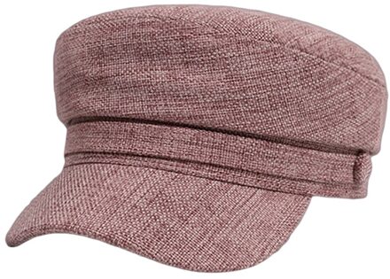 Dames Hoeden Vrouwen Zomer Hoed Achthoekige Platte Cap En Najaar Katoen Vrouwelijke Navy Hoeden Voor Vrouwen Cap Hoed vrouw roze