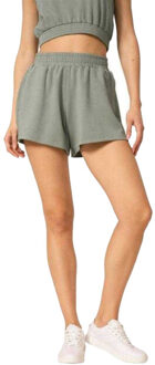 Dames hoge taille shorts Groen - L