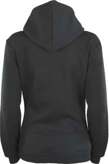 Dames Hoodie Fleece Hoodie Lange Mouw Zwart - maat