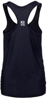 Dames ilaos geruwde training tanktop Zwart - XS