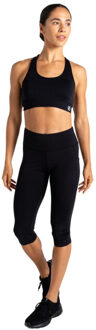 Dames influential ii effen 3/4 legging Zwart - 36
