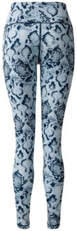Dames influential ii slangenprint legging Blauw - 46