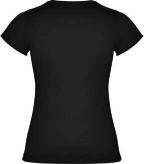 Dames jamaica t-shirt met korte mouwen - maat L Zwart
