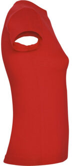 Dames jamaica t-shirt met korte mouwen - maat XXL Rood