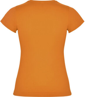 Dames jamaica t-shirt met korte mouwen Oranje - L