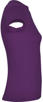 Dames jamaica t-shirt met korte mouwen Paars - S