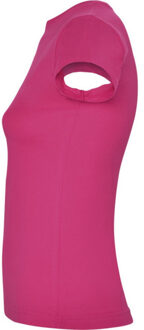 Dames jamaica t-shirt met korte mouwen Roze - XXXL