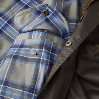 Dames Jas Belstaff Grenadier Trailmaster in Olijf - maat EU 42 / UK 14