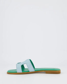 Dames joy slipper /groen - maat 40 Blauw