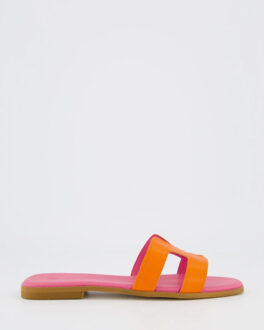 Dames joy slippers /fuxia Oranje - 41