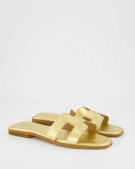Dames joy slippers goud Transparant - 39