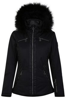 Dames julien macdonald supermacy plain ski jacket Zwart - 34