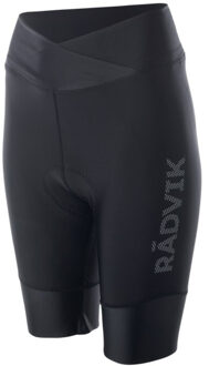 Dames kilo reflecterende fietsbroek Zwart - XS