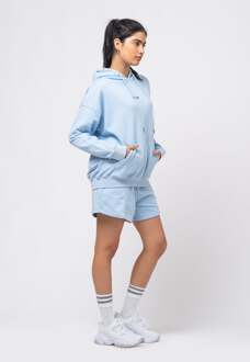 Dames kort trainingspak vrije tijd Blauw