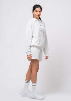 Dames kort trainingspak vrije tijd Wit
